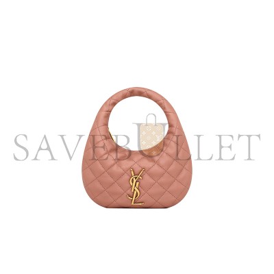 YSL ICARINO MINI IN QUILTED NAPPA 871329AAANG5036 (19*12*5cm)